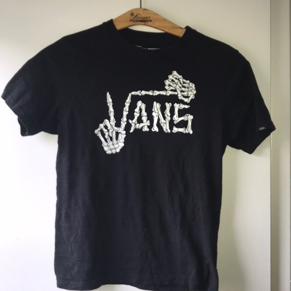 Vans skeleton logo T-shirt